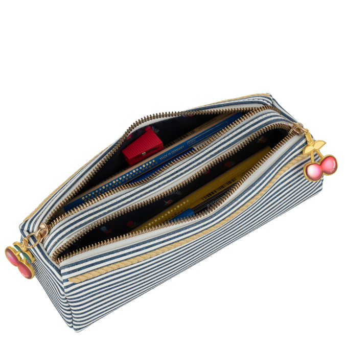 Pencil Case Double  -  Glazed Cherry