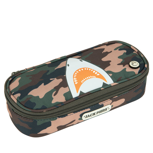 Pencil Case - Camo Shark